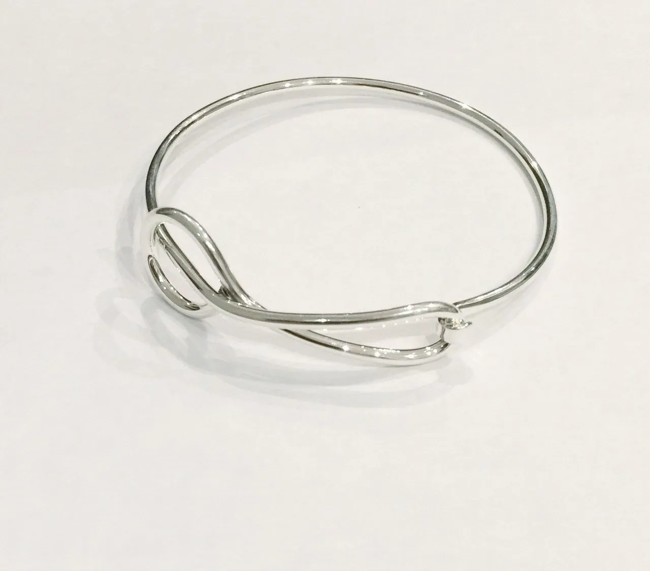 Silver Knot Bangle