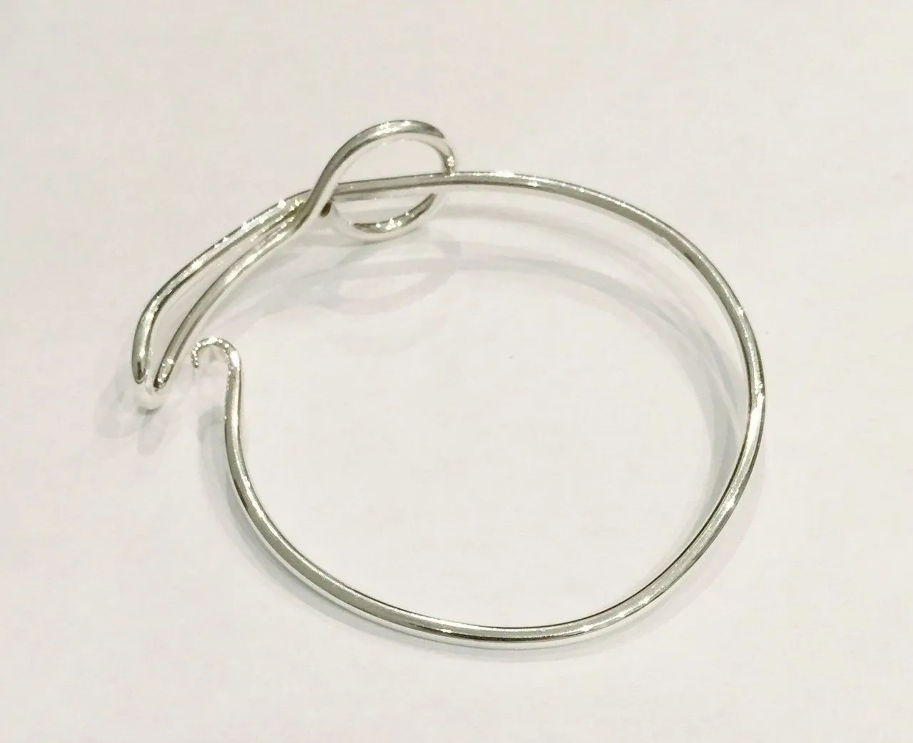 Silver Knot Bangle