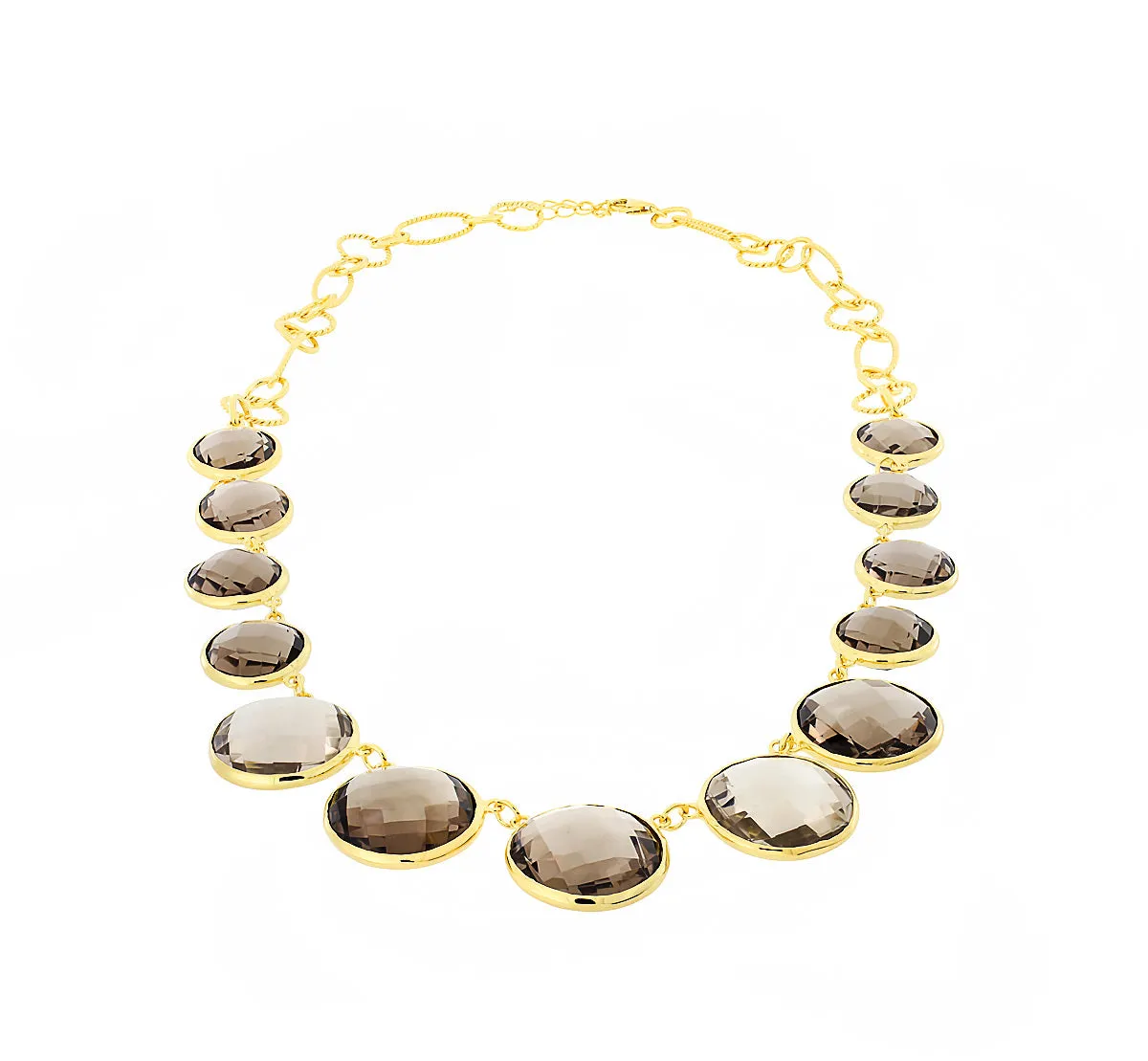 Smoky Quartz Statement Necklace