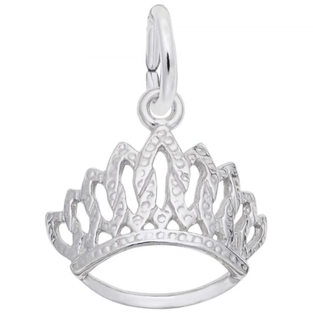 Sterling Silver Tiara Charm