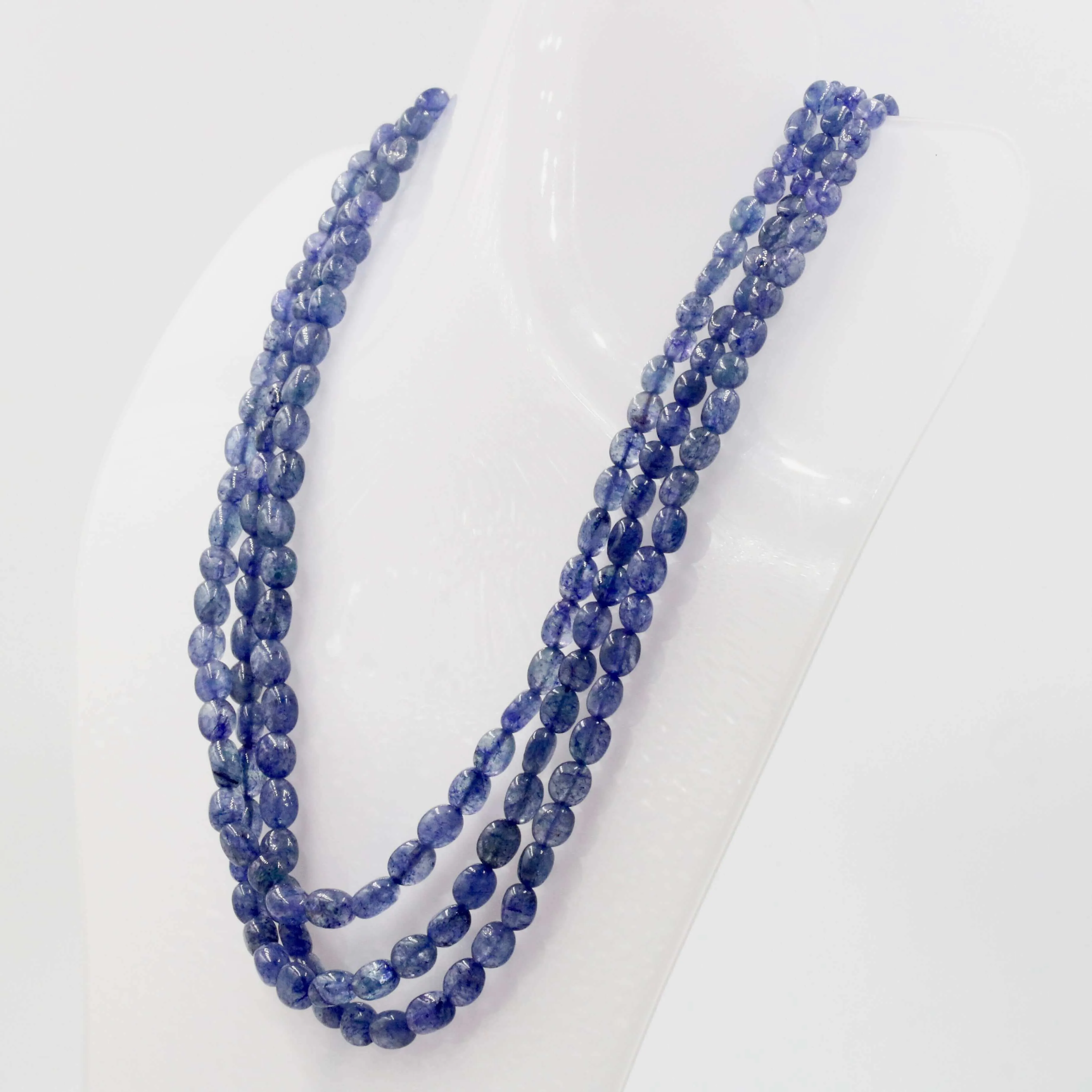 Tanzanite Quartz Necklace Long Necklace Layered Necklace Gemstone Necklace Quartz Necklace Beaded Necklace Indian Necklace SKU: 6142941