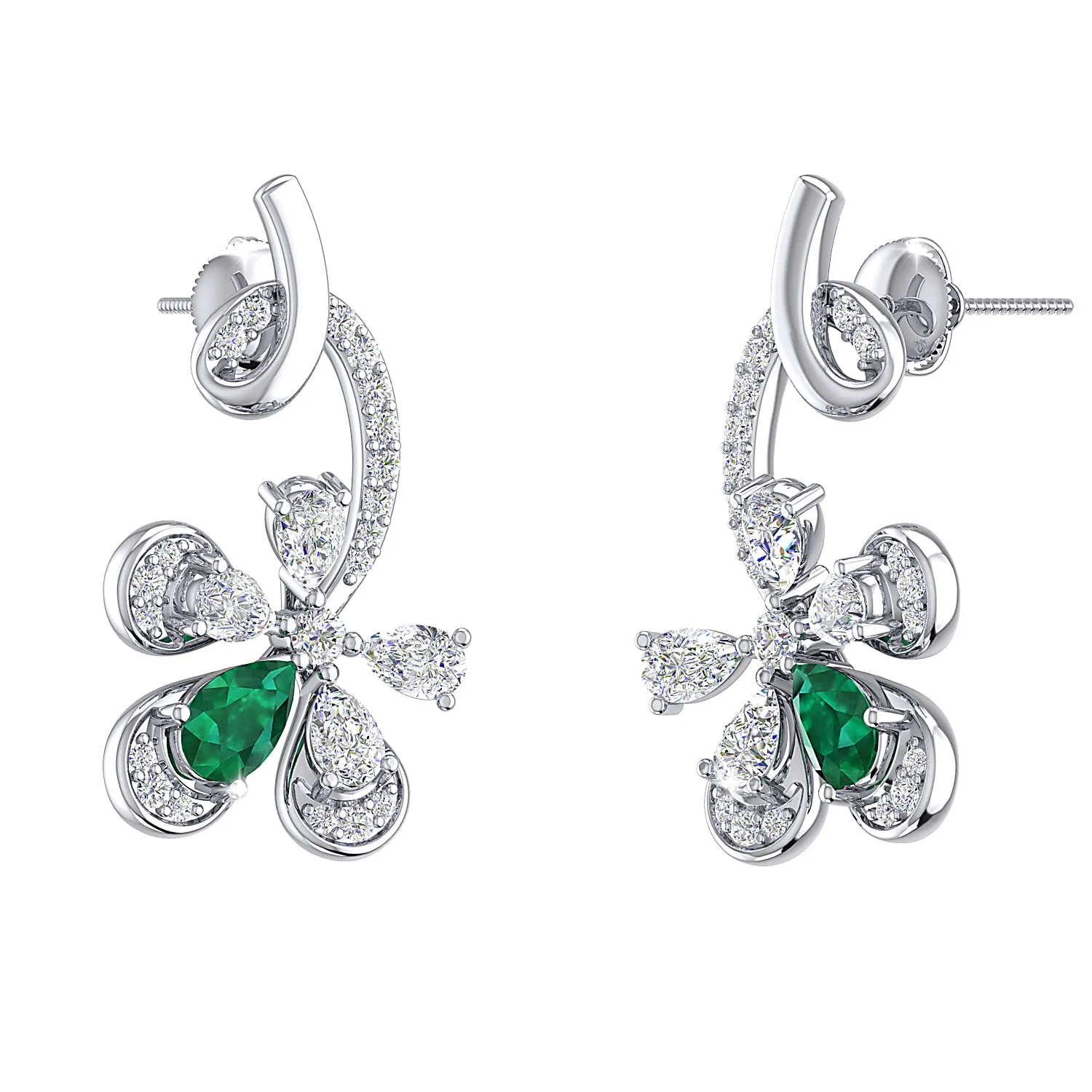 THE EMERALD FLAME STUDS