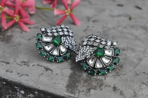 Victorian American Diamonds & kundan Studs