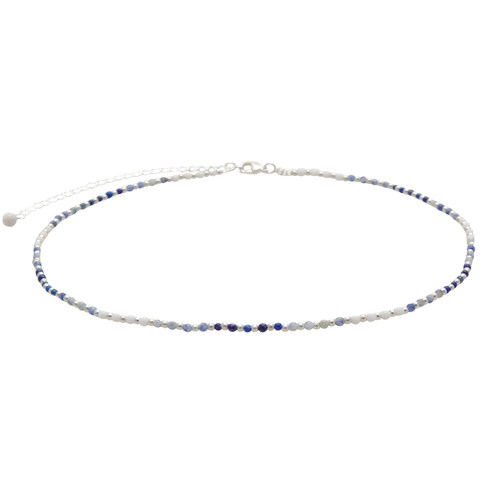 Wisdom 2mm   Moonstone Necklace Stack